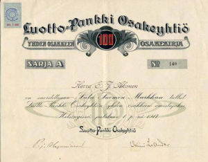 Luotto-Pankki Osakeyhtiö 1917